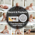 NEWQ 1080P 2 HD Baby Monitor: No WiFi Display Clear Night Vision with Video Recording Feature, Temperature Sensor