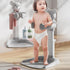 loyliawa Adjustable Baby Shower Stand with Anti-Slip Base, Huggable Bear Bath Support, Portable Baby Shower Stand, Bath