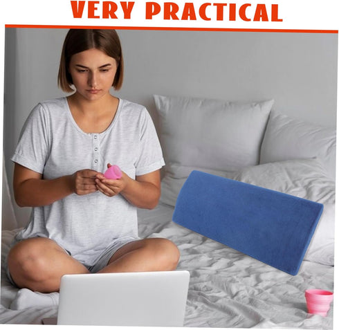 TOPPERFUN Pregnancy Pillow Lumbar Pillow Waist Support Cushion Memory Cotton Back Cushion for Pregnant Women Office