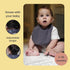 3-Pack Leya & Lior SnapDry Classic Bibs for Babies Instant-Dry Absorbent Drool Bibs for Boys & Girls