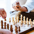 80 Pieces Wooden Checkers - Handcrafted Chess with Drawstring Storage Pouch, Classic Game Set