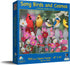 SUNSOUT INC - Songbirds and Cosmos - 500 pc Jigsaw Puzzle by Artist: William Vanderdasson - Finished Size 18" x 24" - MPN# 30448