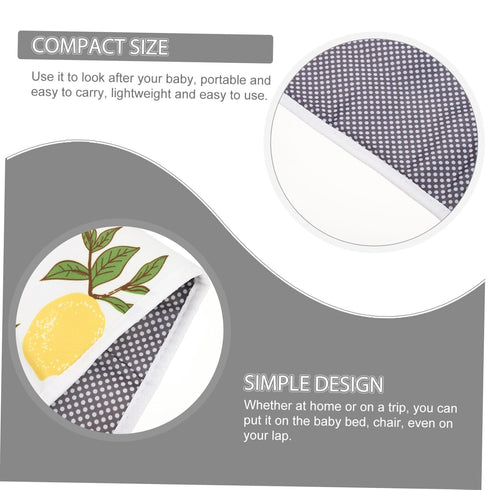 Portable Changing Pad for Diaper Travel Use Lightweight Urinal Mat Cushion Supply for Home Go