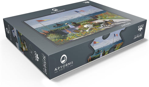 MyPuzzle 1000 Piece Jigsaw Puzzle - Garden at Sainte-Adresse by Claude Monet for Adults