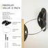 Furniture Anchors (6 Pack), Anti Tip Furniture Straps, 400lbs Tension Earthquake Resistant Metal Straps