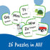 Learning Resources - ABC Puzzle Cards - Kindergarten Readiness, Self-Correcting Puzzles for Toddlers, Ages 3+