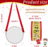 Kids Drum Set, 7.87 in Wooden Toy Drum with Adjustable Strap, Educational Sensory Musical Instrument for Toddlers