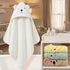 Gucilulu 4 Pack Hooded Baby Towel - Premium Soft Bath Towel for Baby, Newborn,Infant - Ultra Absorbent,Natural Baby
