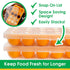 Sprout Cups (2 Pack) Baby Food Storage Tray - Silicone Pop Out Portion Freezer Tray - Breast Milk and Food Storage Made