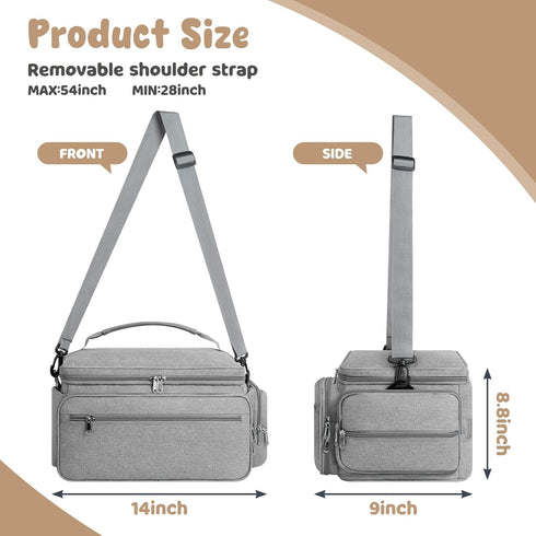 S1 S2 OCKLILY Breast Pump Bag for Spectra with Waterproof Mat, Breast Milk Cooler Bag for Pump Essentials, Pumping Bags