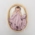 Knitted Baby Blanket for Boys & Girls, 100% Cotton Receiving Swaddle Crib Blanket, 40 x 31 (Dusty Rose)