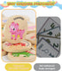Wooden Match Memory Game for Kids, 24Pc Matching Cards with 5Pc Stickers, Educational Game for Pre-K Development