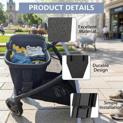 Generic 2 Pack Basket Adapter for Stroller - Compatible with Cybex Gazelle S, Converts Lower Frame to Shopping Basket
