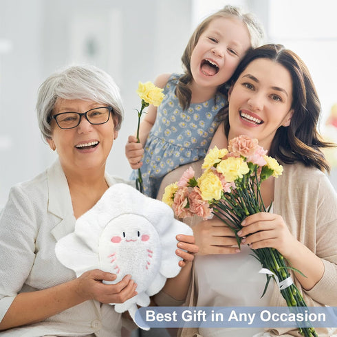 SuzziPals Heatable & Coolable Stingray Stuffed Animals, Cute Microwavable Heating Pad Plushies for Soothing