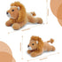 Hideekoog Kids,12 inch Lion Stuffed Animal for Realistic Animal Plush Toy Lying Down Posture Animals,Plush Cute Lion
