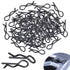 HobbyPark RC Body Clips - Bent Springy R Pins for All 1/8 Scale & Traxxas 1/10 Car Truck Crawler Buggy (100-Pack)