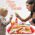 Fast Food Set - 59 PCS Kitchen Toy Set for Pretend Play, Removable Food Toys, Party Favor Stocking Stuffers