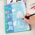 Make It Real Fashion Design Sketchbook for Girls, Kitty Cat-Themed Design Kit with Stencils, Stickers