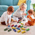 HSMQ 16 Set, Pcs Pull Back City Bus Vehicles Toys Mini Pull Back Cars for Kids Toddlers, Friction Powered Racing