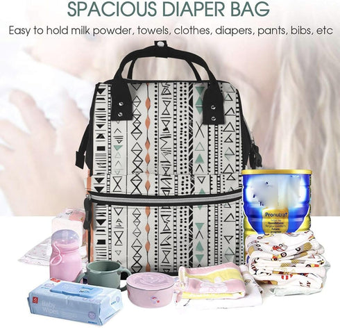 HEBSDFG Backpack Butterfly Prints Changing Bag Baby Diaper Bags for Mom Dad, Waterproof Nappy Rucksack Multifunctional