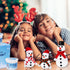 RINOLY Build a Snowman Kit, Christmas Crafts for Kids, 3 Pack Christmas Stocking Stuffers