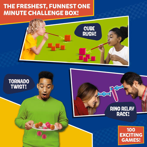 200+ One Minute Party Games - Pieces, Fast-Paced & Hilarious Group Games for Kids, Teens & Adults, Fun for Game Nights