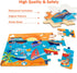Puzzles for Kids Ages 4-6 - 4 Pack Wooden Jigsaw Puzzles, 24 Pieces Car Puzzle Set for Boys and Girls