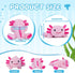 CHEEKYNEWT CO. 8.66" Christmas.(Pink,1 Pack) Axolotl Plush Toy,Axolotl Stuffed Animal, Axolotls Toy,Birthday Gift