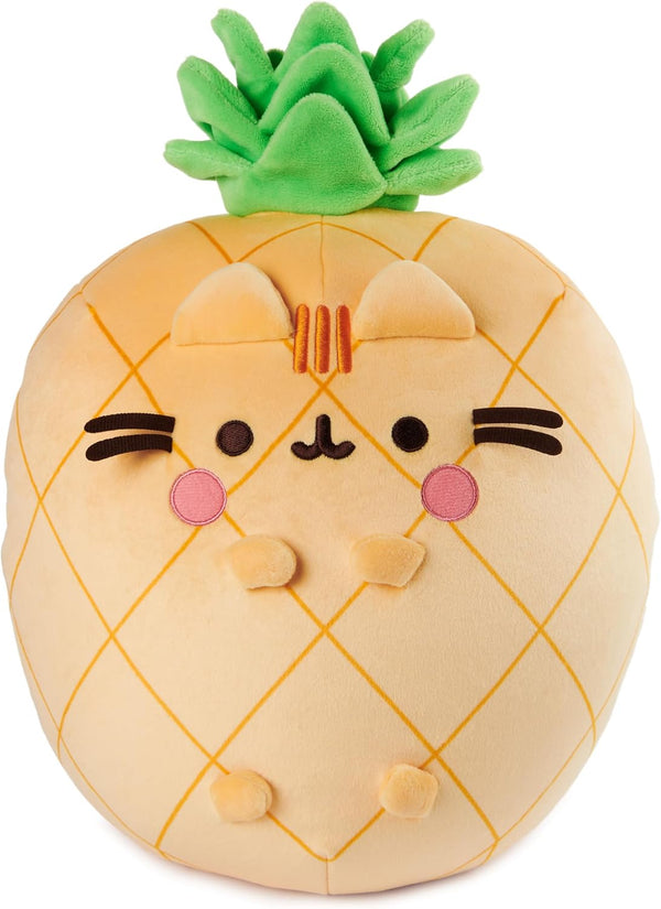 GUND Pusheen Pineapple Scented Plush Toy - Squishy Stuffed Animal for Ages 8 and Up, Yellow, 11