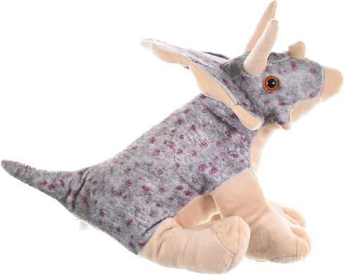 Wild Republic Triceratops Plush, Dinosaur Stuffed Animal, Cuddlekins 12", Multicolor