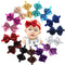 CÉLLOT 15pcs Baby Girl Headbands - Sparkly Glitter Sequins 4" Big Hair Bows for Infant Newborn and Toddlers