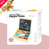 248 Set 4 5 6 7 8, Pcs Wooden Magnetic Pattern Block with Cards, Pen & Storage Bag, Montessori STEM Tangram Puzzle Toys