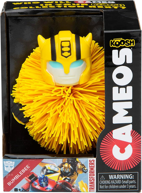 Koosh Cameos - Bumble Bee - Transformers Tactile Fidget Ball Collectible Toy for Ages 8+