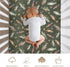 Selgkds 52''x28'' Neutral Fishing Baby Crib Sheets for Boys Vintage Bass Fishes Trout Soft Snug Fitted Crib Mattress