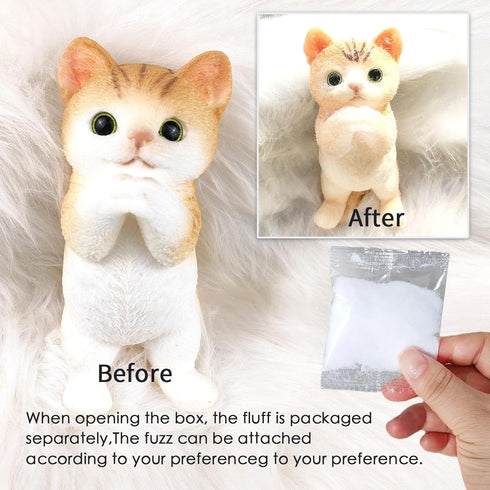Big Hand Painted Cat Squishy ToysLarge Cute Ultra Soft Kitty Squeeze Fidget Toys for Stress Relief ,Kawaii Squishies