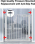 4 Pack Baby Gate Screws Replacement, 8MM Threaded Spindle Rod Hardware Parts Kit for Safety Gates