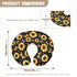 Sarogrorin Sunflower Butterfly Baby Infant Lounger Cover Breathable & Portable Infant Lounger Case Nursing Pillow Cover