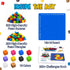 WIZZLY 5+ 16x16 1000 200+ PIXMIX Pixel Building Art Kit for Kids Ages STEM Toy for Boys & Girls, Creative Learning