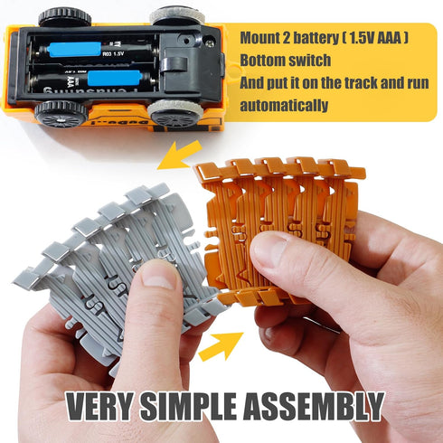 281 3 4 5 6 7 8 9 4 4-6, 3-5, SetKids PCS Race Tracks Construction Toys for Year Old Boys Girls, PCS Truck Car, Tower