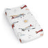 Sweet Jojo Designs Baby Changing Pad Cover Sheet (Vintage Airplane) for Boys,