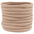 XIMA 40 Pack Nylon Headband, Newborn DIY Soft Elastic Hairbands for Baby Girls, Tan-40pcs
