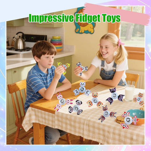 YAIUERL 30 Pack Fidget Spinner Toys Mini,Party Favors Gifts Christmas Stocking Goodie Bag Stuffers Sensory Toys