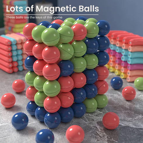 BAKAM Magnetic Building Blocks for Kids Ages 4-8 - STEM Construction Toys (25PCS)