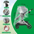 Universal Stroller Rain Cover Compatible with Graco, Waterproof Stroller Cover - Clear Weather Shield, Breathable