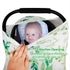 Summer Nursing Cover Breastfeeding Scarf, Car Seat Covers for Babies Infant Carseat Canopy, Stretchy Soft Breathable