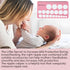 Nipple Rulers, Flange Inserts Sizing Measurement Tool for Breast Pump, Soft Silicone Flange Size Measure, Nipple