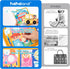 1-4, 2 2-4 hahaland Busy Book Preschool Learning Activities - First Day of School Gifts Activity Books for Toddlers
