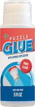 Puzzle Accessories - 5oz Glue with Sponge Applicator for Jigsaw Puzzles
