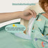 RICHER HOUSE Food Catcher for for Stokke Tripp Trapp High Chair, Coverall Baby Feeding Bib, Long Sleeves Eating Bib