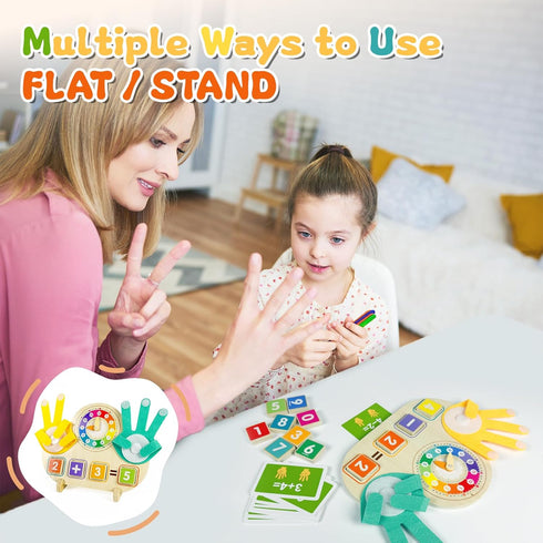 twivah 3-5, 5-7, Counting 2 3 4 5 6 7 Toddler Learning Toys Educational Games with Visual Timer for Kids Montessori